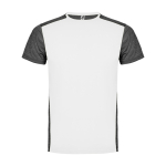 Camiseta técnica de manga corta en poliéster 135 g/m2 Roly Direct Zolder color negro segunda vista