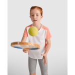 Camiseta técnica de manga corta en poliéster 135 g/m2 Roly Direct Zolder color coral segunda vista de uso