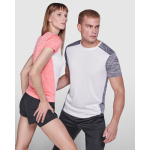 Camiseta técnica poliéster de mujer en doble color 135 g/m2 Roly Direct Zolder color coral tercera vista de uso