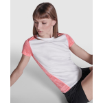Camiseta técnica poliéster de mujer en doble color 135 g/m2 Roly Direct Zolder color coral cuarta vista de uso