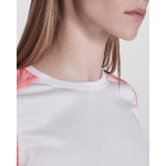 Camiseta técnica poliéster de mujer en doble color 135 g/m2 Roly Direct Zolder color coral vista detalle 1