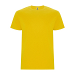 Camiseta de algodón de manga corta 190 g/m2 Roly Direct Stafford color amarillo segunda vista