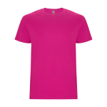 Camiseta de algodón de manga corta 190 g/m2 Roly Direct Stafford color rosa segunda vista