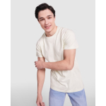 Camiseta de algodón de manga corta 190 g/m2 Roly Direct Stafford color turquesa primera vista de uso