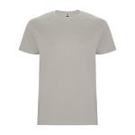 Camiseta de algodón de manga corta 190 g/m2 Roly Direct Stafford color plateado mate segunda vista