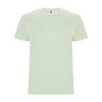 Camiseta de algodón de manga corta 190 g/m2 Roly Direct Stafford color verde suave segunda vista