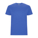Camiseta de algodón de manga corta 190 g/m2 Roly Direct Stafford color azul riviera segunda vista