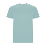 Camiseta de algodón de manga corta 190 g/m2 Roly Direct Stafford color azul desteñido segunda vista