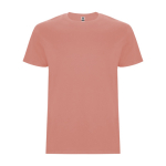 Camiseta de algodón de manga corta 190 g/m2 Roly Direct Stafford color marrón anaranjado segunda vista