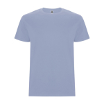Camiseta de algodón de manga corta 190 g/m2 Roly Direct Stafford color azul bondi segunda vista