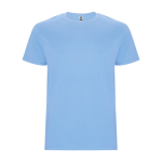 Camiseta de algodón de manga corta 190 g/m2 Roly Direct Stafford color azul claro segunda vista
