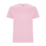 Camiseta de algodón de manga corta 190 g/m2 Roly Direct Stafford color rosa claro segunda vista