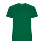 Camiseta de algodón de manga corta 190 g/m2 Roly Direct Stafford color verde esmeralda segunda vista