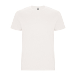 Camiseta de algodón de manga corta 190 g/m2 Roly Direct Stafford color blanco roto segunda vista