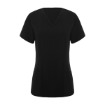 Casaca de poliéster y elastano de mujer en manga corta 170 g/m2 Roly Ferox color negro segunda vista