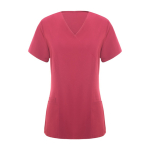 Casaca de poliéster y elastano de mujer en manga corta 170 g/m2 Roly Ferox color rosa segunda vista