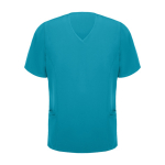 Casaca de poliéster y elastano de manga corta 170 g/m2 Roly Ferox color azul bondi segunda vista