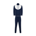 Chándal con pecho de color a contraste con cuello 225 g/m2 Roly Direct Evans color blanco segunda vista