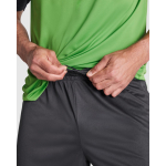 Conjunto sport unisex con 2 camisetas y 1 pantalón 140 g/m2 Roly Direct Juve color verde vista detalle 1