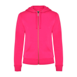 Sudadera para mujer de algodón y poliéster 280 g/m2 Roly Direct Veleta color rosa segunda vista