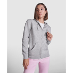 Sudadera para mujer de algodón y poliéster 280 g/m2 Roly Direct Veleta color azul marino cuarta vista de uso