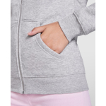 Sudadera para mujer de algodón y poliéster 280 g/m2 Roly Direct Veleta color azul marino vista detalle 2