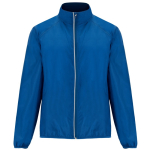 Chaqueta cortavientos unisex de poliéster en tejido técnico ligero 70 g/m2 Roly Direct Glasgow color azul real segunda vista