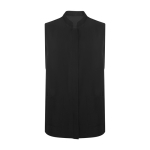 Bata para mujer de poliéster con cierre central 130 g/m2 Roly Aldany color negro segunda vista