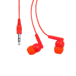 Auriculares de varios colores con conexión Jack 3.5mm color rojo segunda vista