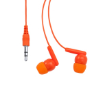 Auriculares de varios colores con conexión Jack 3.5mm color naranja segunda vista