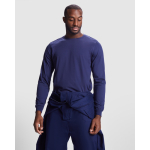 Camiseta laboral ingífuga de manga larga 220 g/m2 Roly Defender color azul marino primera vista de uso