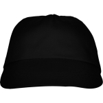 Gorra de 5 paneles con cinta interior antisudoral 165 g/m2 color negro segunda vista