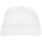 Gorra de 5 paneles con cinta interior antisudoral 165 g/m2 color blanco segunda vista