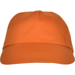 Gorra de 5 paneles con cinta interior antisudoral 165 g/m2 color naranja segunda vista