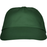 Gorra de 5 paneles con cinta interior antisudoral 165 g/m2 color verde oscuro segunda vista