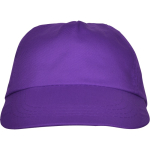 Gorra de 5 paneles con cinta interior antisudoral 165 g/m2 color morado segunda vista