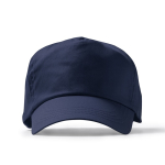 Gorra de 5 paneles de algodón con orificios de ventilación 170 g/m2 color azul marino segunda vista