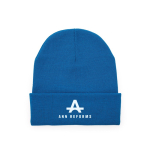 Gorro de punto acrílico con doble vuelta inferior 320 g/m2 color rojo vista detalle 1