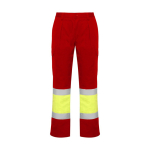 Pantalón de trabajo de alta visibilidad invierno 240 g/m2 Roly Soan color rojo segunda vista