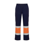 Pantalón de trabajo de alta visibilidad invierno 240 g/m2 Roly Soan color naranja fluorescente segunda vista