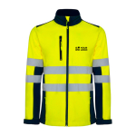 Chaqueta laboral softshell de alta visibilidad 320 g/m2 Roly Antares vista principal