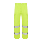 Pantalón laboral de alta visibilidad 235 g/m2 Roly Alfa color amarillo fluorescente segunda vista