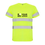 Camiseta técnica laboral de alta visibilidad 130 g/m2 Roly Delta vista principal