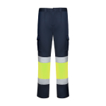 Pantalón laboral de alta visibilidad 250 g/m2 Roly Daily Stretch HV color amarillo fluorescente segunda vista
