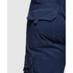 Pantalón laboral de alta visibilidad 250 g/m2 Roly Daily Stretch HV color amarillo fluorescente vista detalle 2