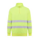 Sudadera laboral alta visibilidad de felpa 280 g/m2 Roly Spica color amarillo fluorescente segunda vista