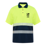 Polo laboral técnico alta visibilidad de poliéster 170 g/m2 Roly Vega vista principal