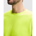 Camiseta laboral técnica de algodón y poliéster 170 g/m2 Roly Tauri color azul marino vista detalle 2