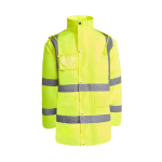 Parka laboral acolchada alta visibilidad 395 g/m2 Roly Merak color amarillo fluorescente segunda vista