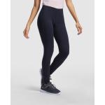 Leggins largos de algodón extra suaves 270 g/m2 Roly Direct Leire color azul marino tercera vista de uso